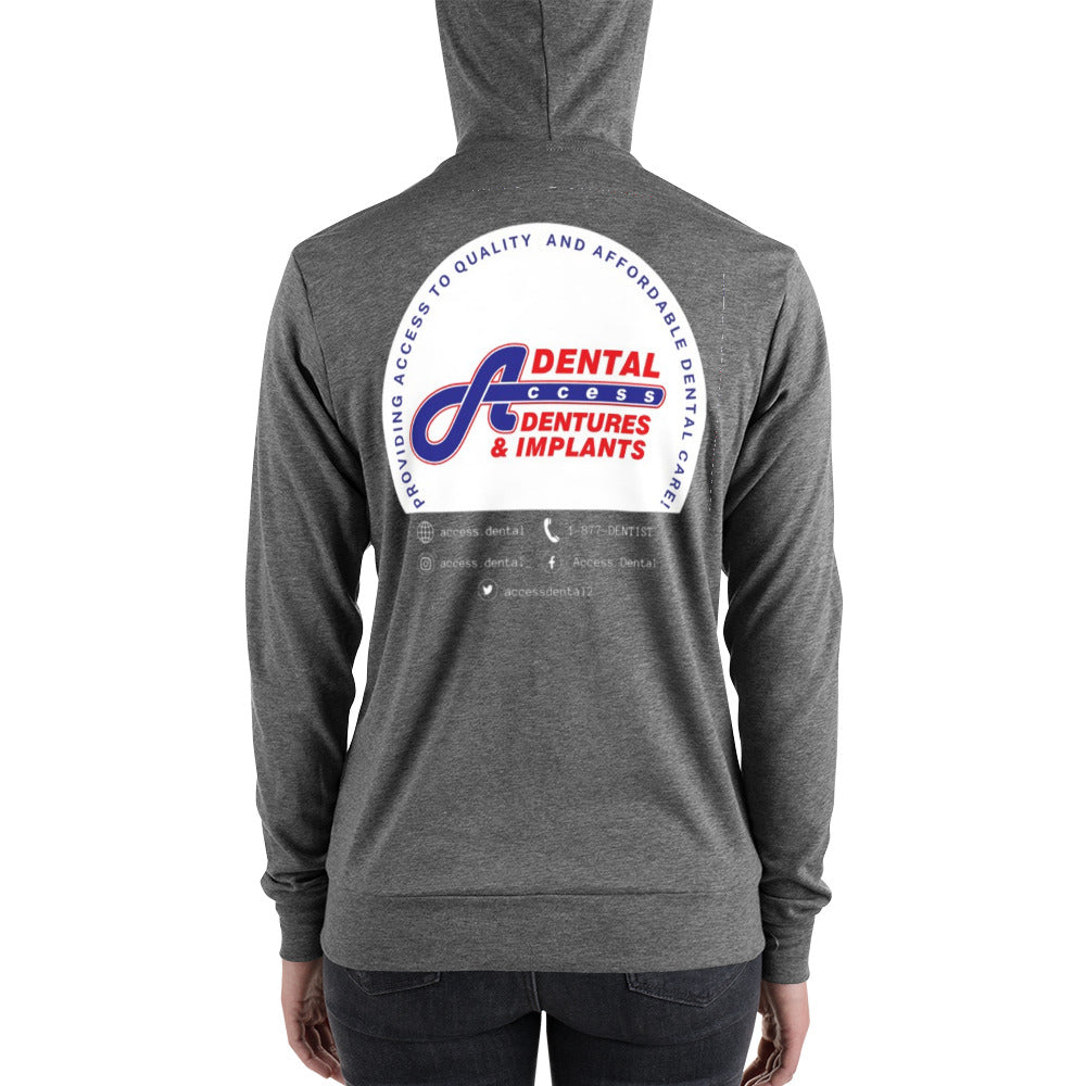 Unisex zip hoodie