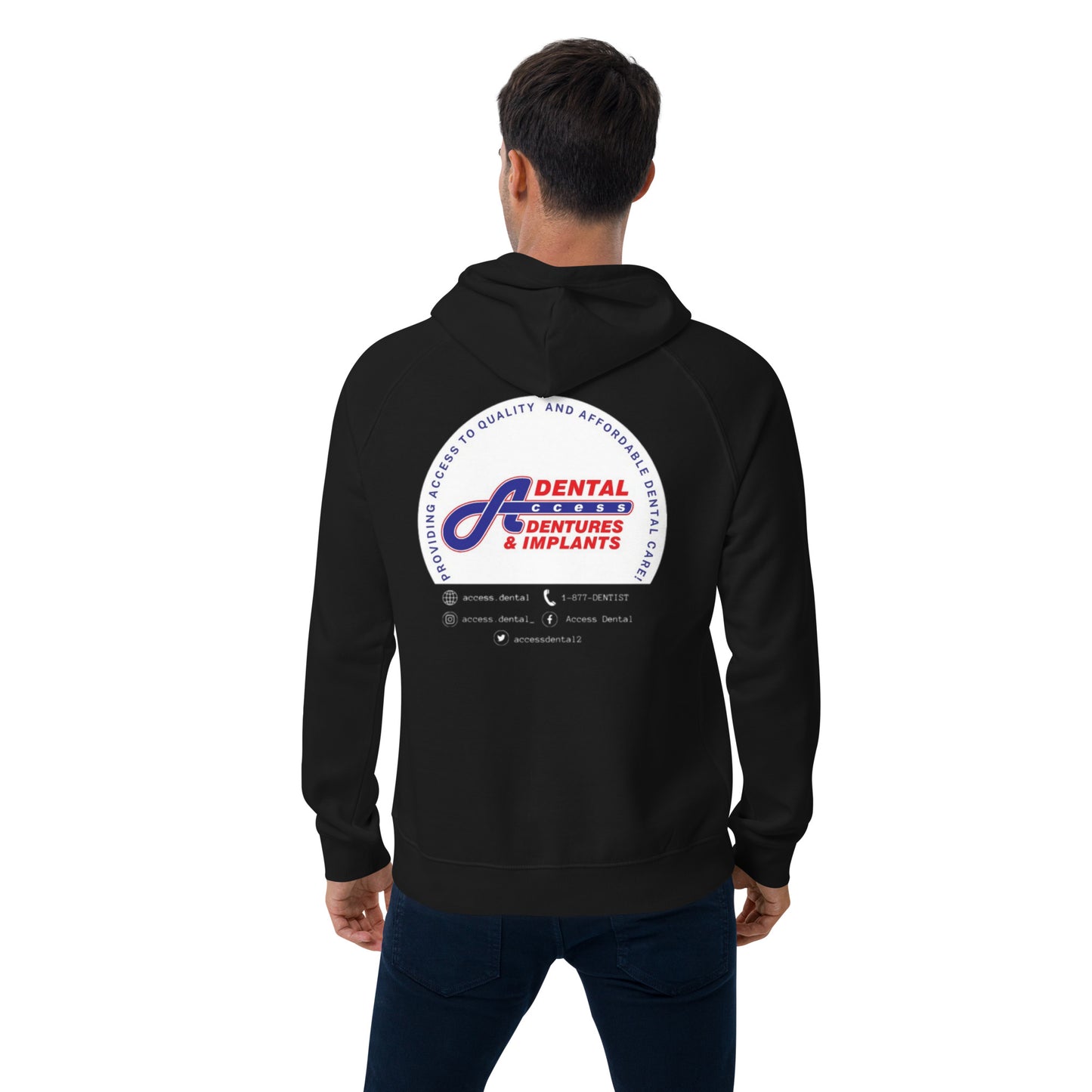 Unisex eco raglan hoodie