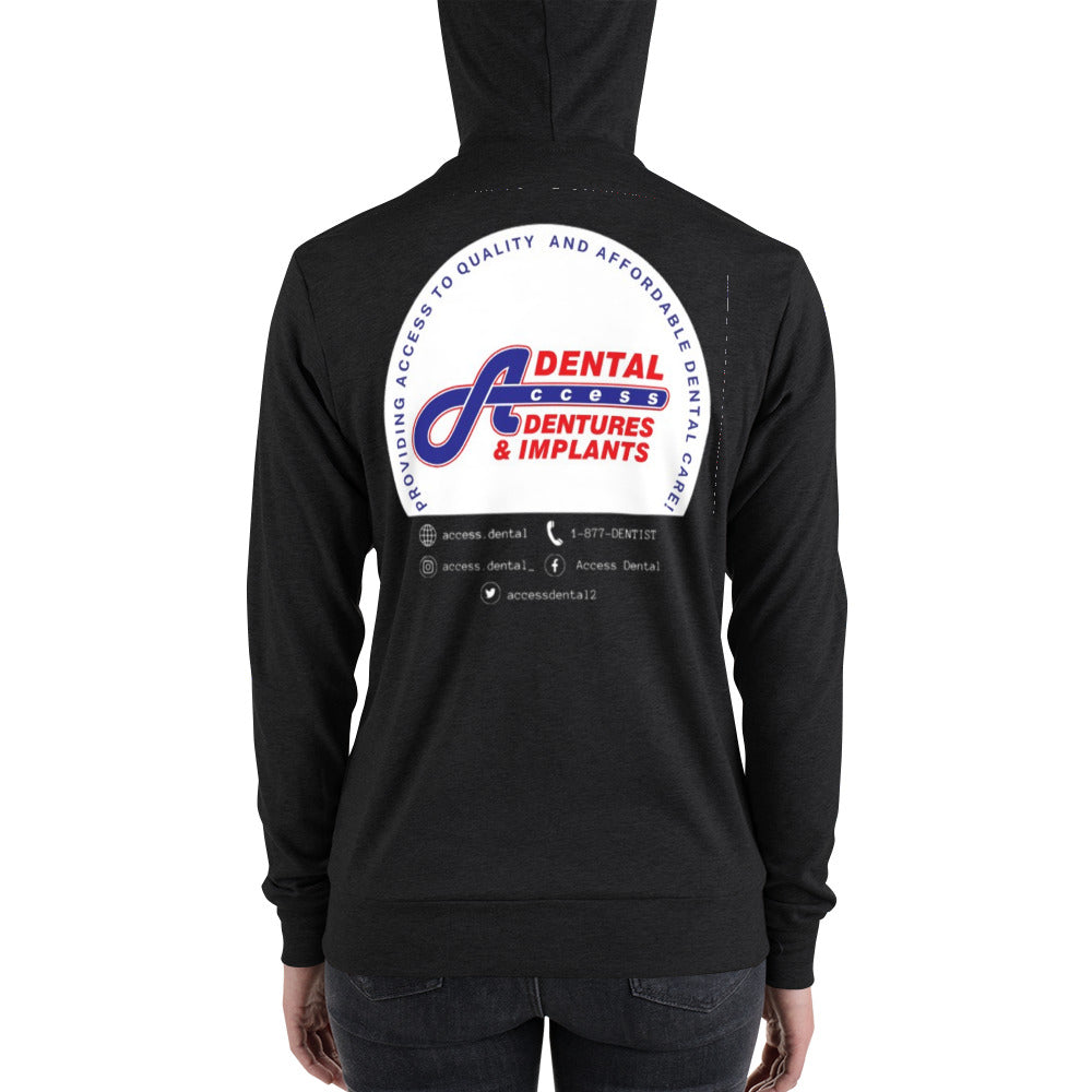 Unisex zip hoodie