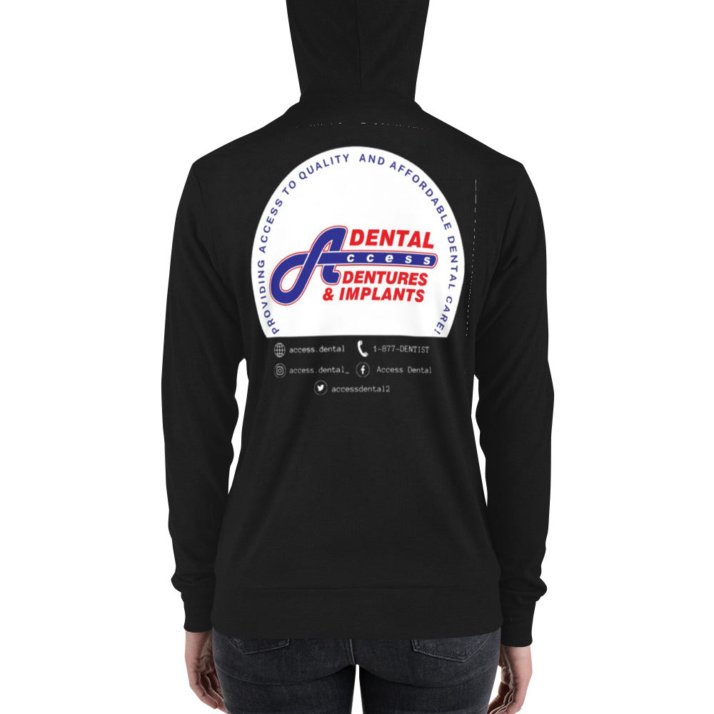 Unisex zip hoodie